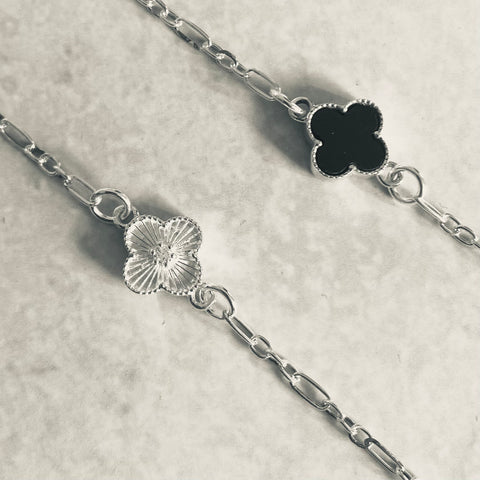 Four leaf clover bracelet