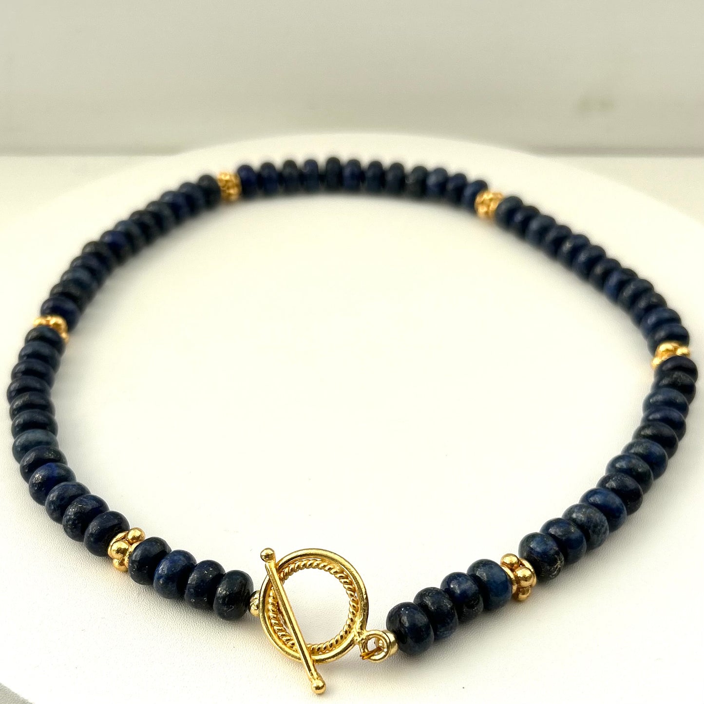 Lapis Lazuli and gold necklace