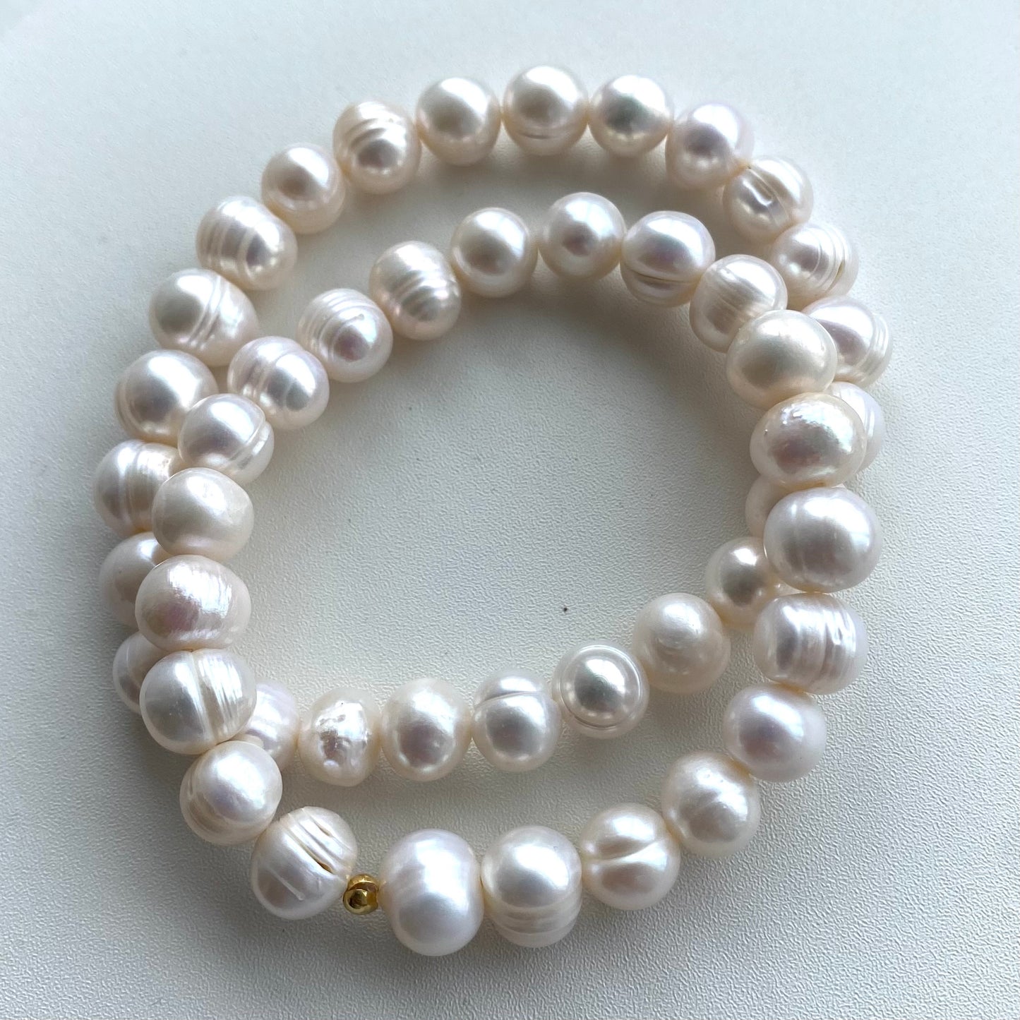 Pearl stacking bracelets