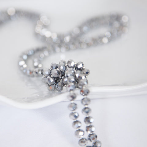 Bridesmaids crystal rope necklace -click to view collection