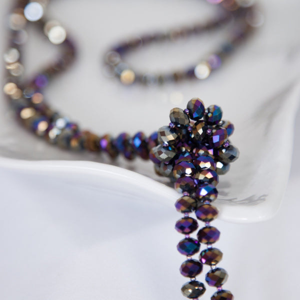 Bridesmaids crystal rope necklace -click to view collection