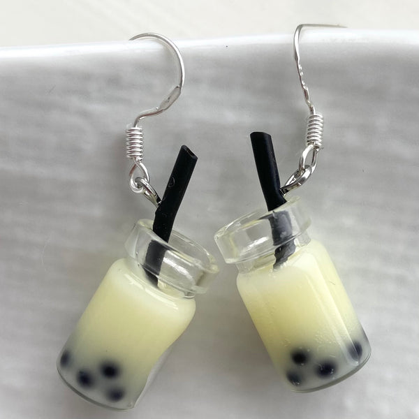 Handmade by Coco- Bubble Tea earrings (use drop down box to select colour)