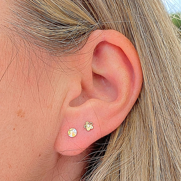 Crystal shimmer studs