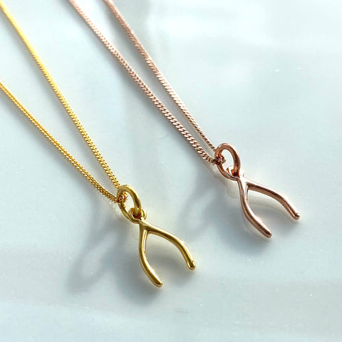 Mini Wishbone pendant