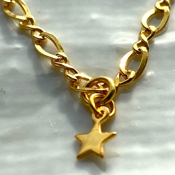 Mini stars chain (gold plated sterling silver)