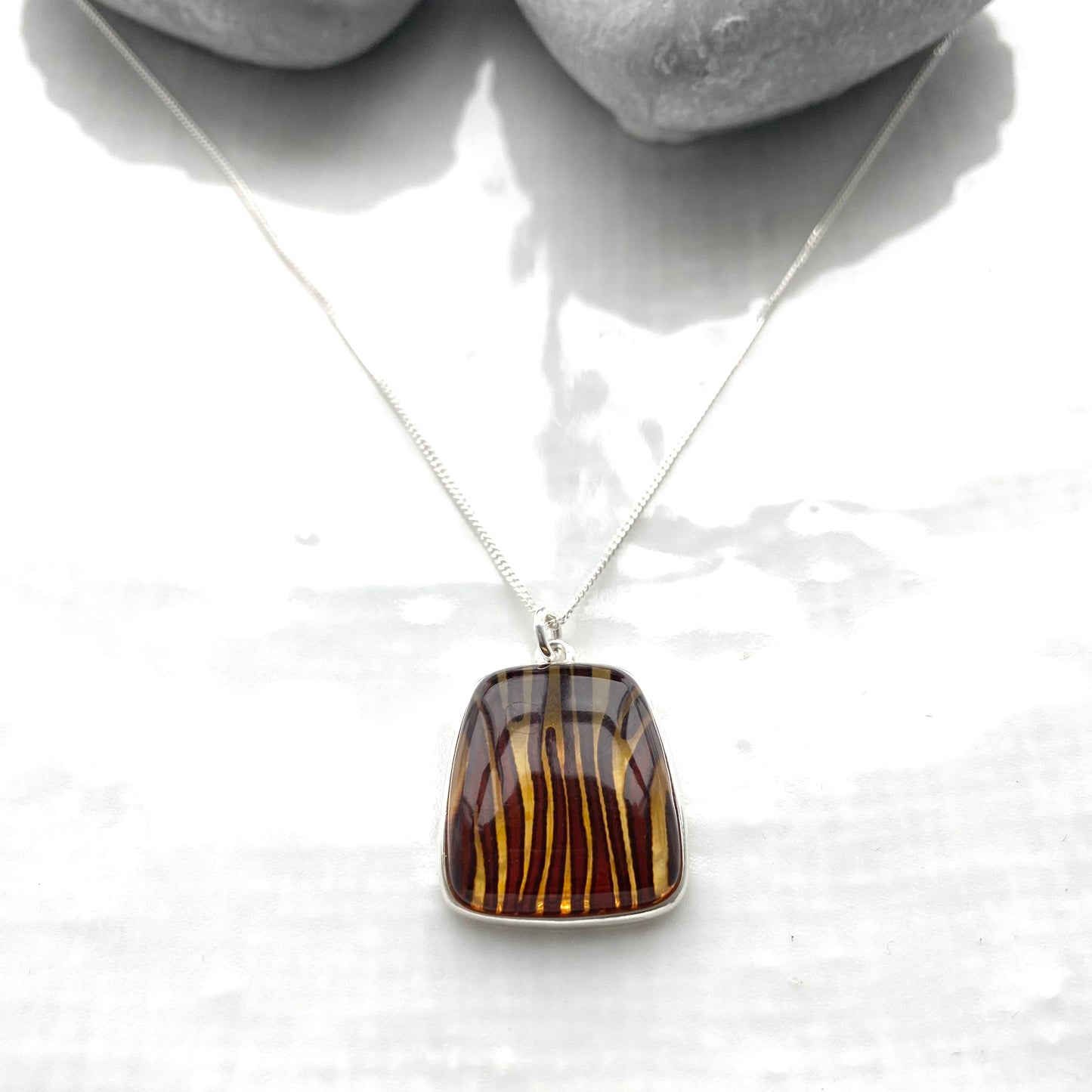 Tiger stripe Baltic amber collection