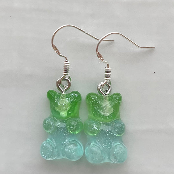 Handmade by Coco- Gummy bear earrings (use drop down box to select colour)