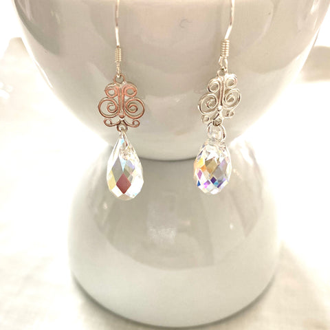 Statement Swarovski Crystal earrings