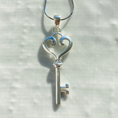 Key to my heart necklace