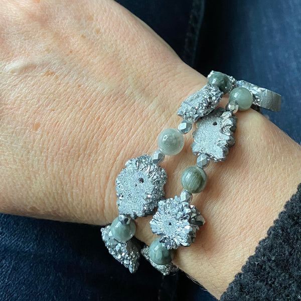 Meterorite bracelet