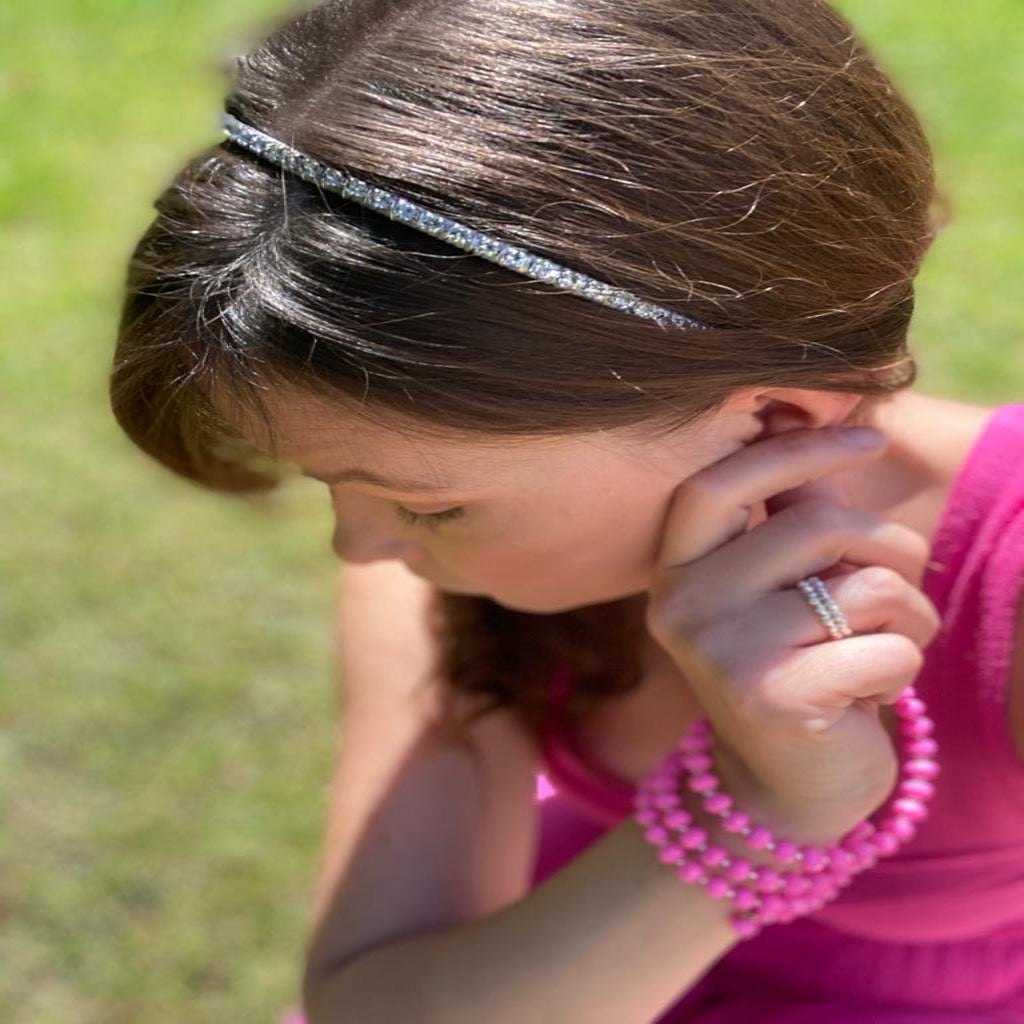 Swarovski crystal hair jewellery