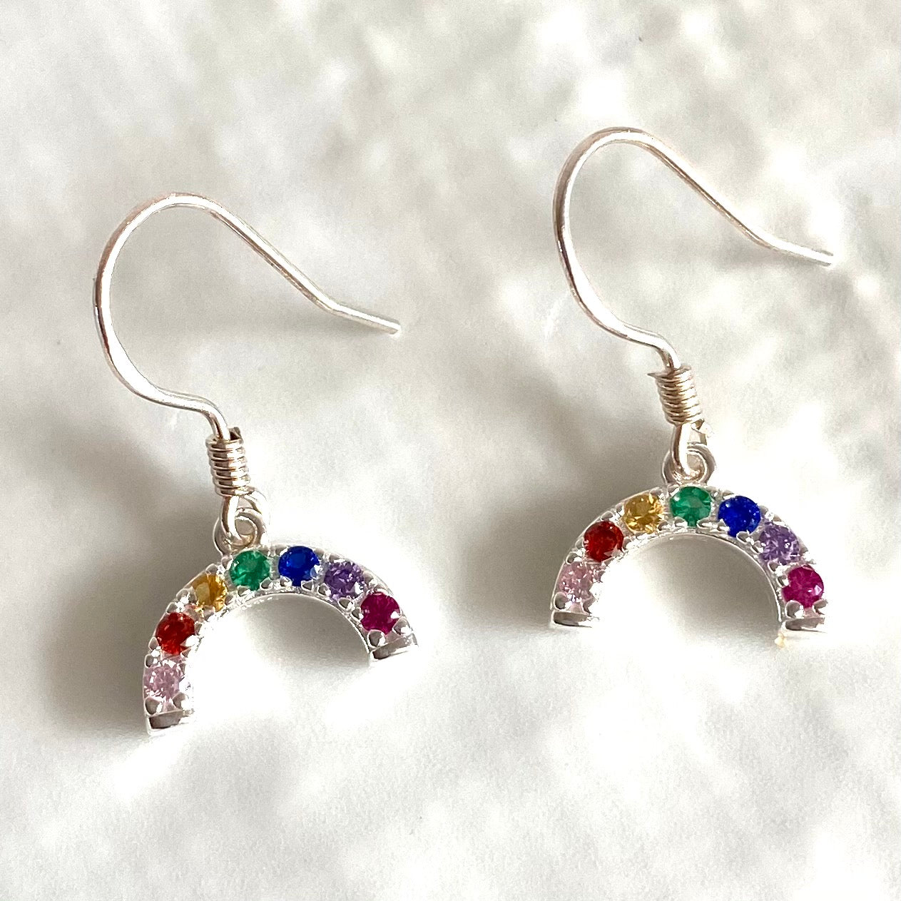 Mini rainbow earrings