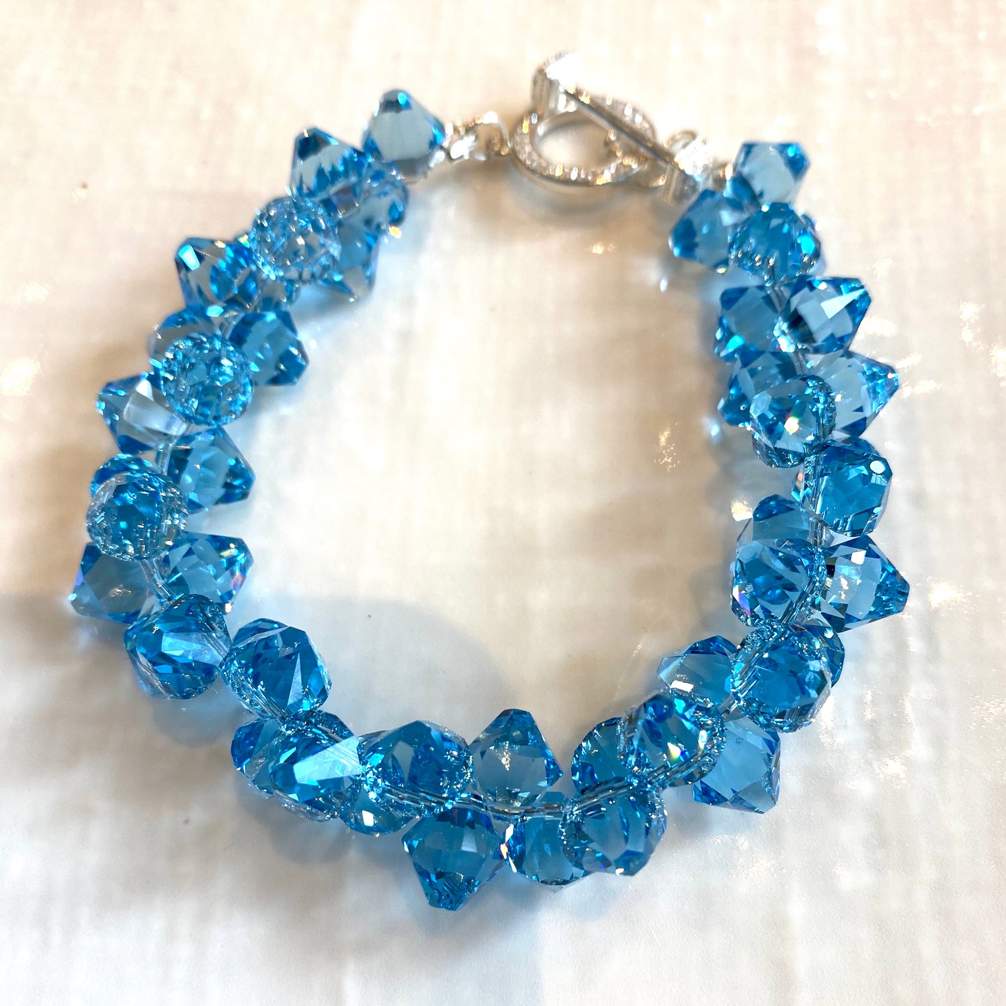 Swarovski crystal icicle bracelet