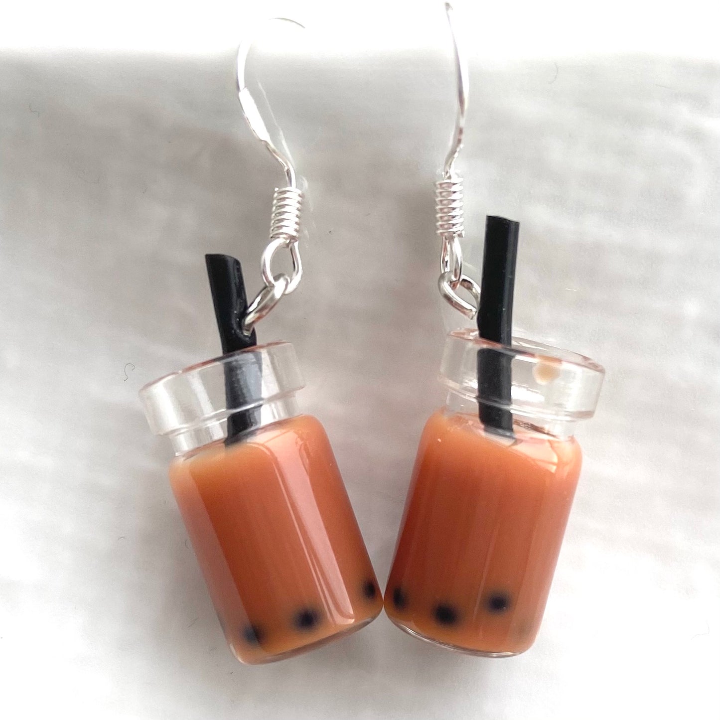 Handmade by Coco- Bubble Tea earrings (use drop down box to select colour)