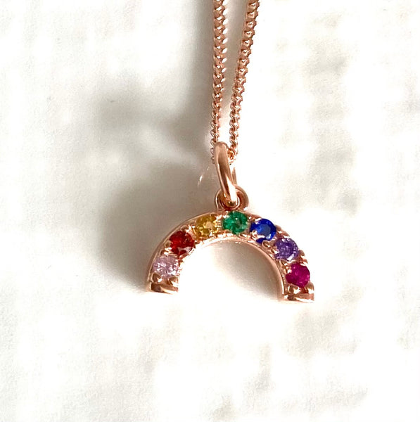 Mini rainbow pendant