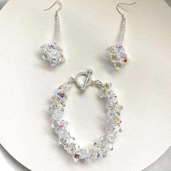 Swarovski Crystal Icicle earrings